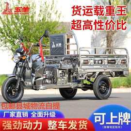 五羊不锈钢农用老人拉货快递载重王家用成人快递摆摊电动三轮车