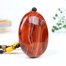 缠丝玛瑙原石手把件雨花石玉石文玩石头鹅卵石把玩件饰品摆件