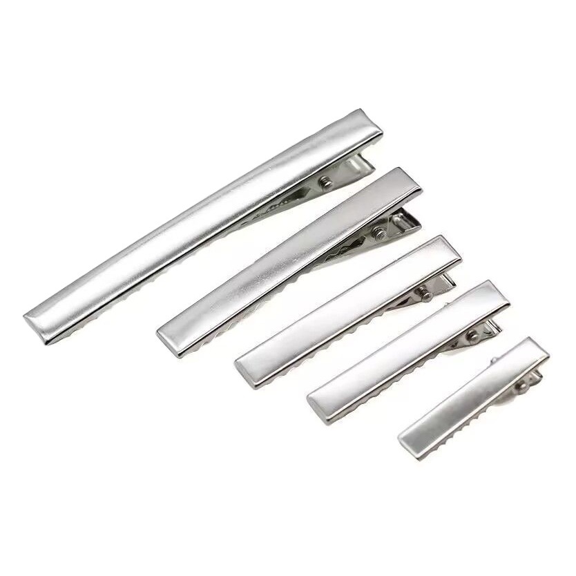 Square duckbill clip diy hairpin material wholesale hair accessories BB clip plain clip hairpin square clip duckbill clip headdress