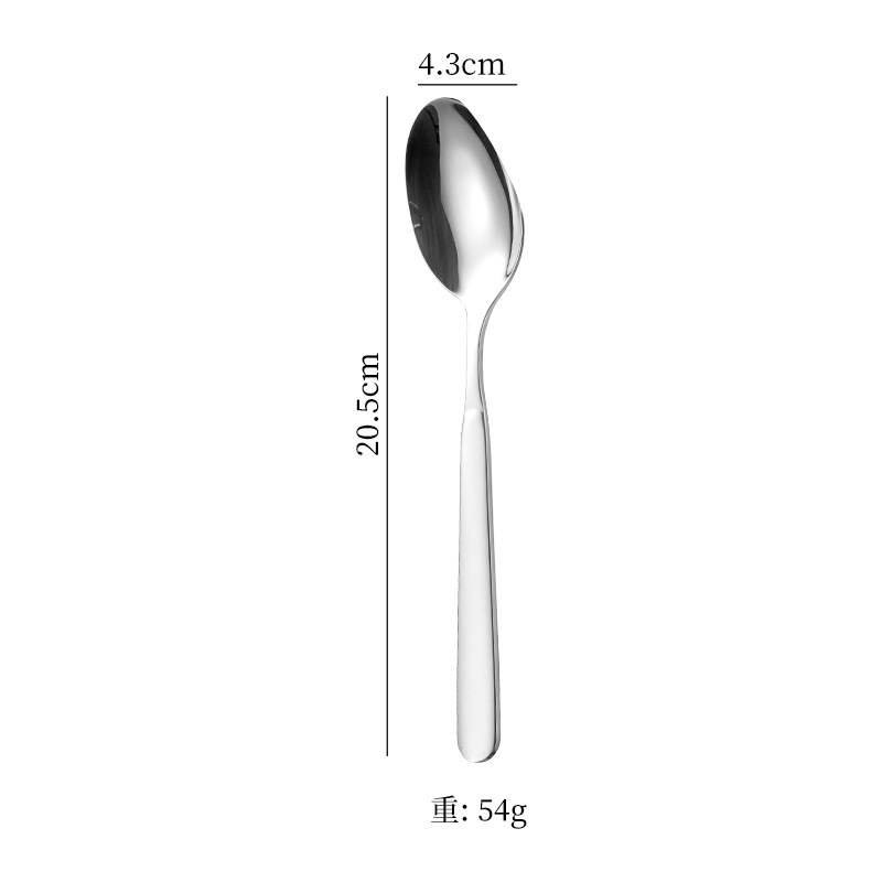 316 강철 대형 뾰족한 스푼