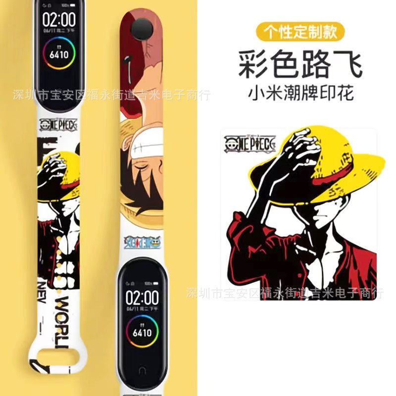 For millet bracelet 7 strap millet bracelet 3/4 generation wristband millet printed cartoon 5/6 replacement strap For millet bracelet 7 strap millet bracelet 3/4 generation wristband millet printed cartoon 5/6 replacement strap