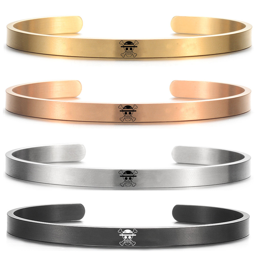 Anime surrounding jewelry One Piece bracelet Stainless steel Louvi…