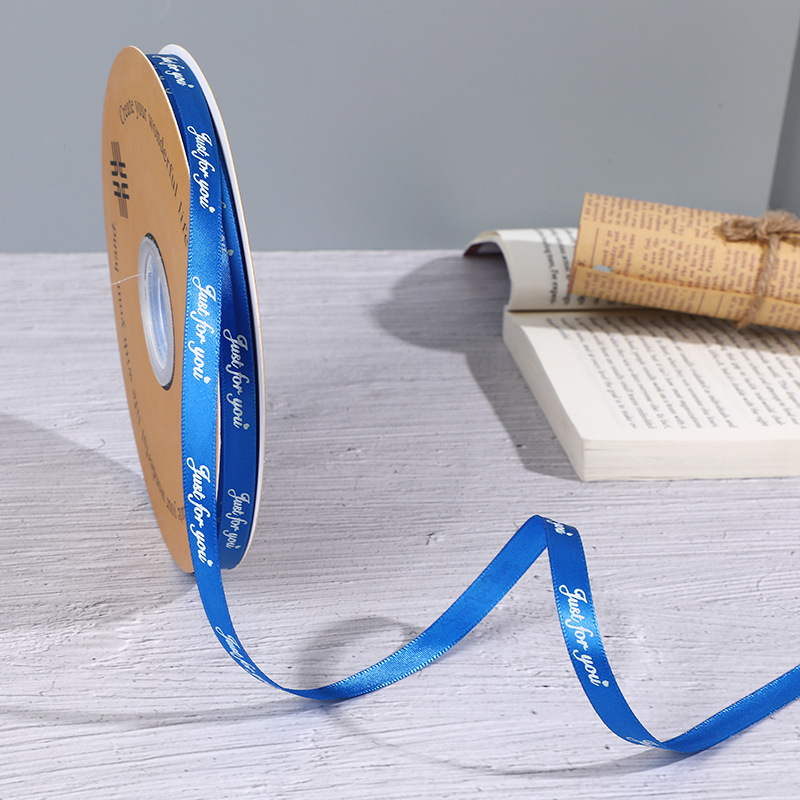 1cm100 tamaño sólo para usted Inglés cinta de poliéster flores regalo DIY decoración de la torta del regalo cinta de color