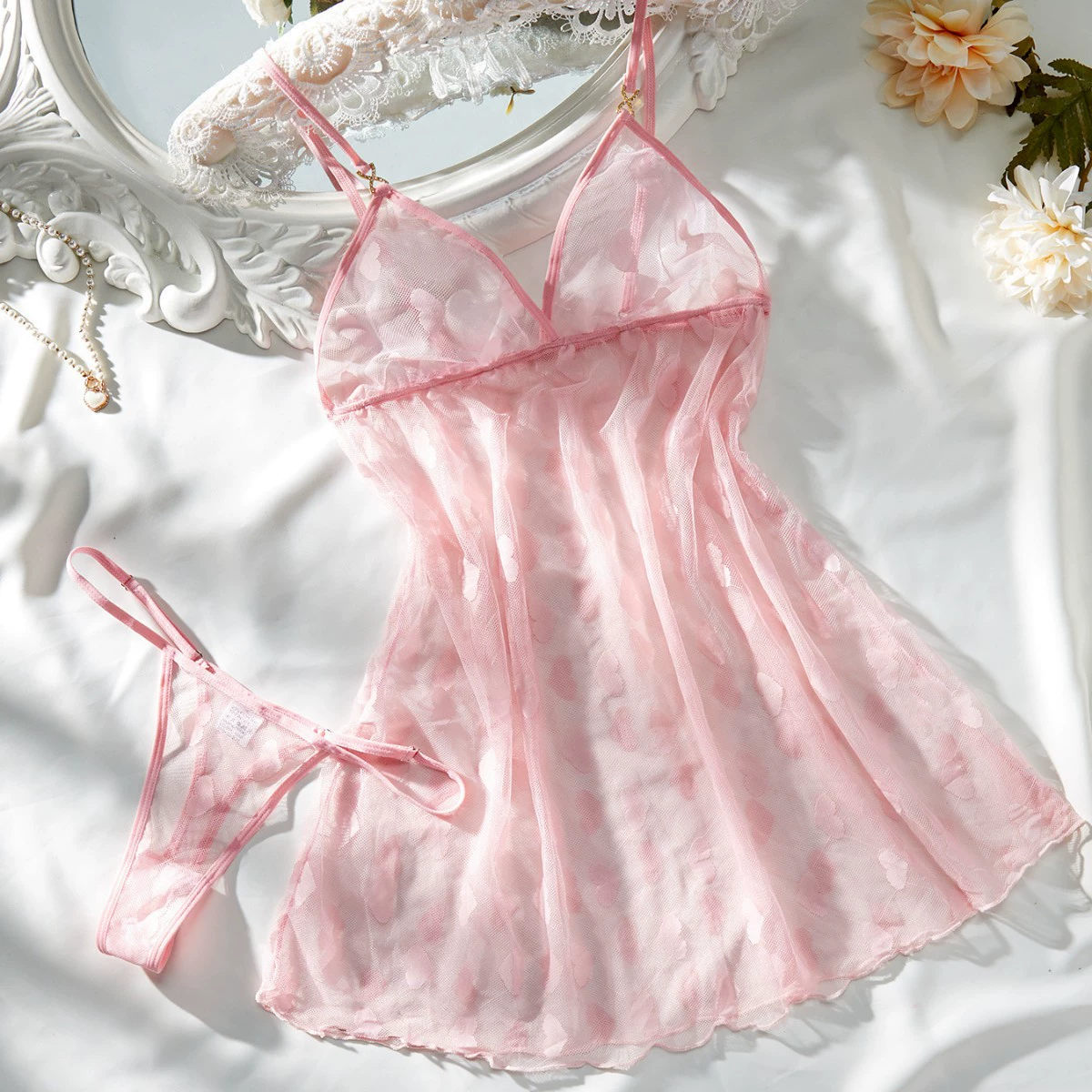 Элитное качественное сексуальное белье, slip-dress, без спинки
