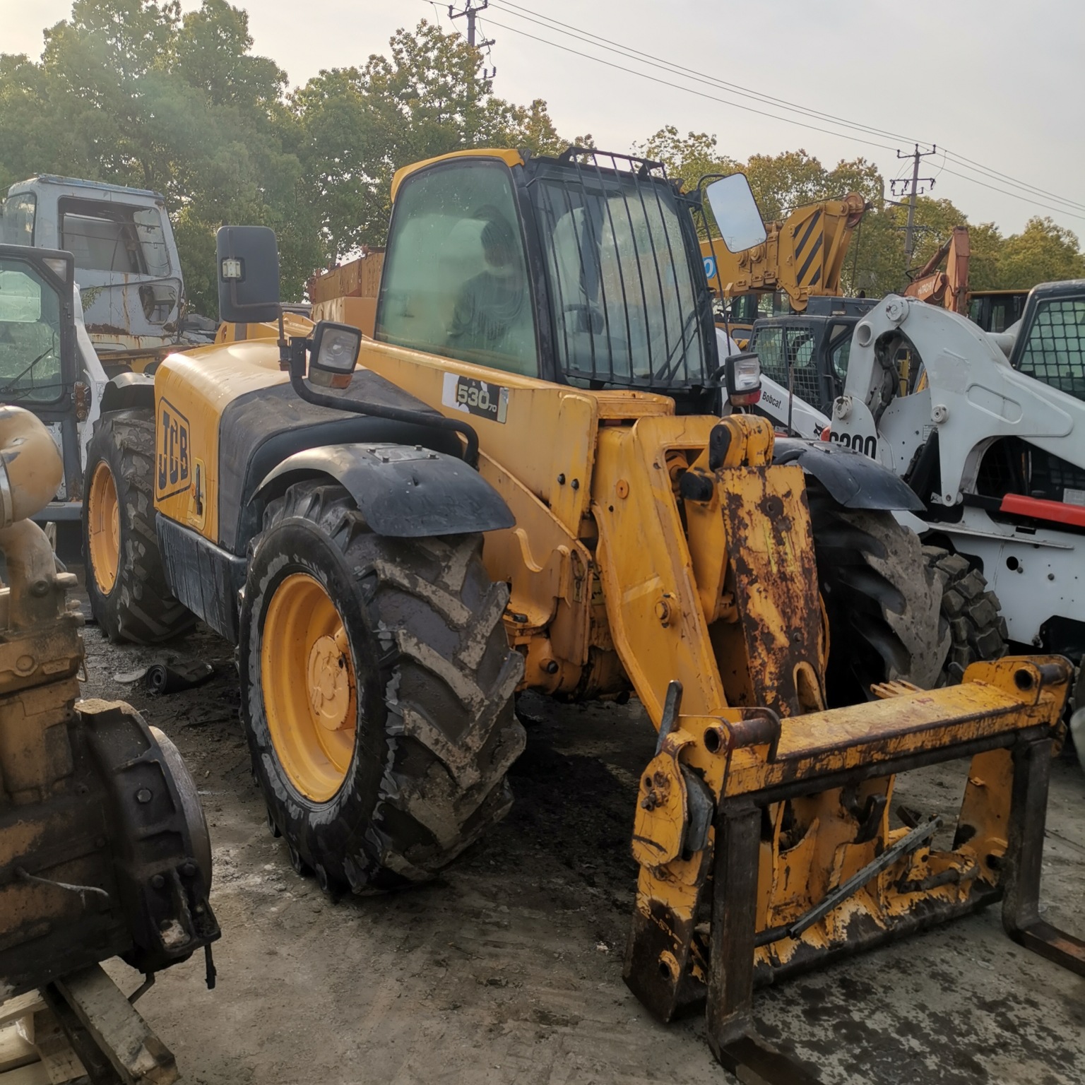 Used telehandler JCB530 warehouse handling machinery cheap