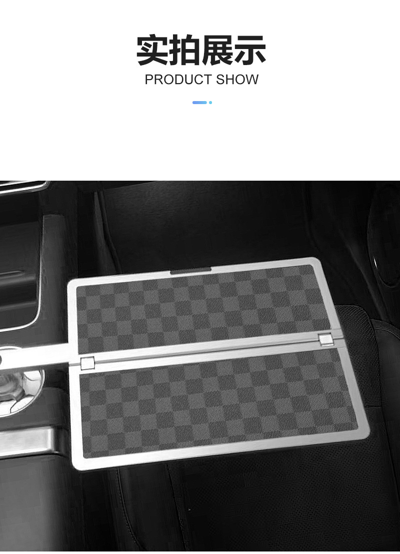 Ideal for Use in Cars Like Weilai, Xiaopeng, and Xiaomi, Floating Small Table Tray, Dining Tray, Small Round Table, Tea Tray, Office Computer Desk