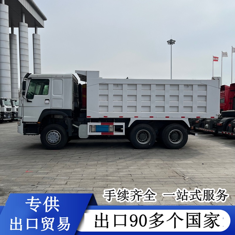 Used Eight-Wheel Shaanqi Delong Dump Truck, Export Model 6X4, Earthmoving Truck, National Standard Three, Emission Standard Two, Engineering Dump Truck