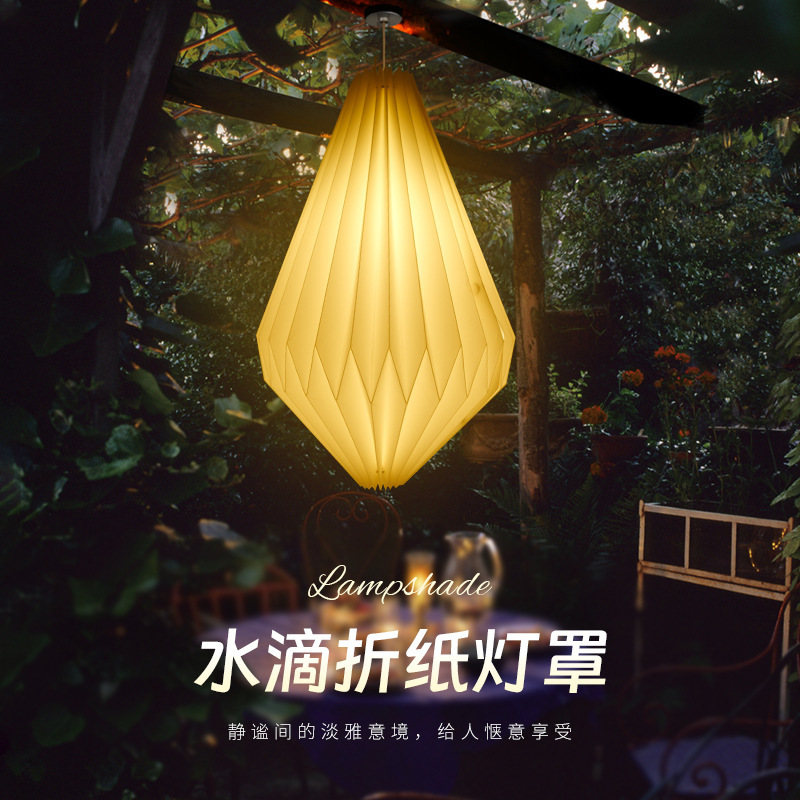 Outdoor Waterproof Courtyard Garden Balcony Homestay Hotel Landscape New Home Lampshade Creative Design Living Room Lighting Christmas