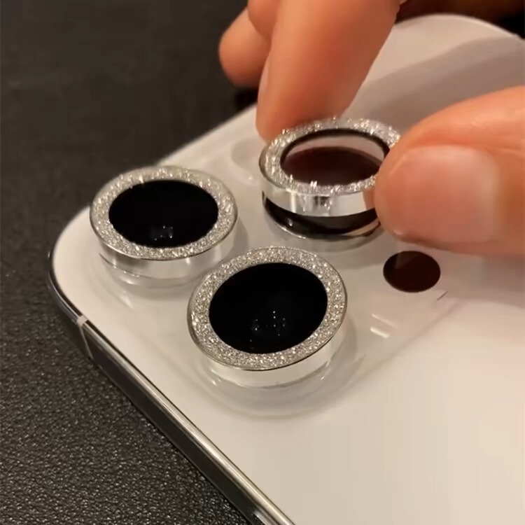 suitable for iphone16pro max glitter lens film camera 15 protective cover for apple 14 lens