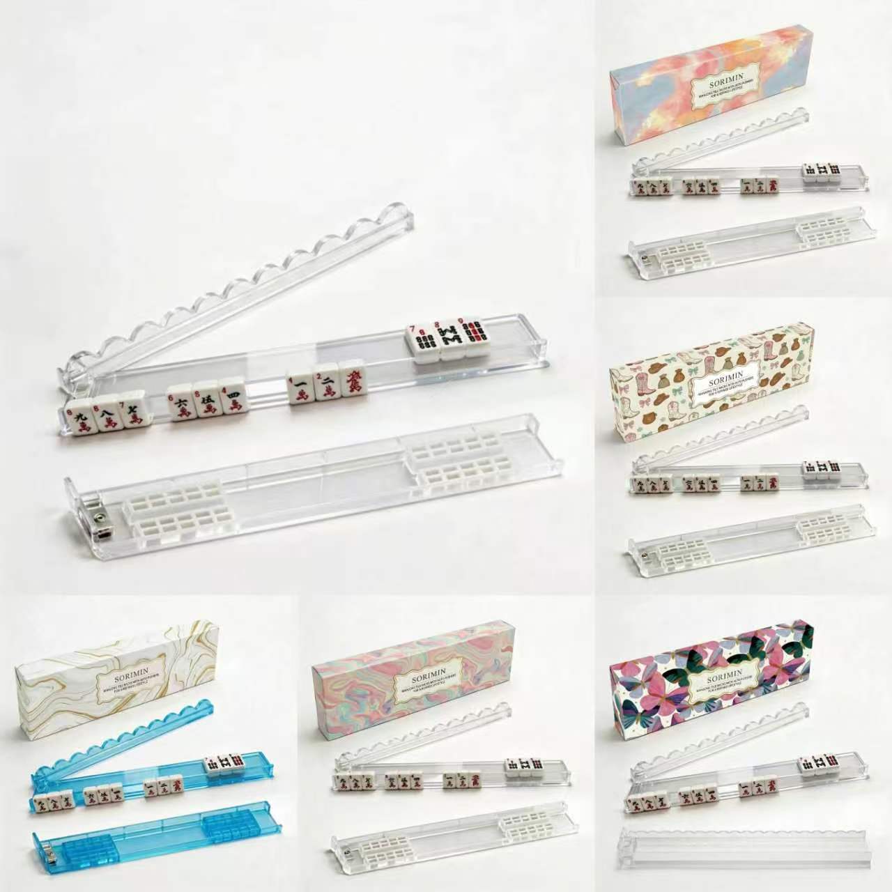 Amazon Cross-Border New Anti-Slip Ruler with Wave Design, High Aesthetic Value, Colorful Box, Dopamine Transparent Ruler 45cm