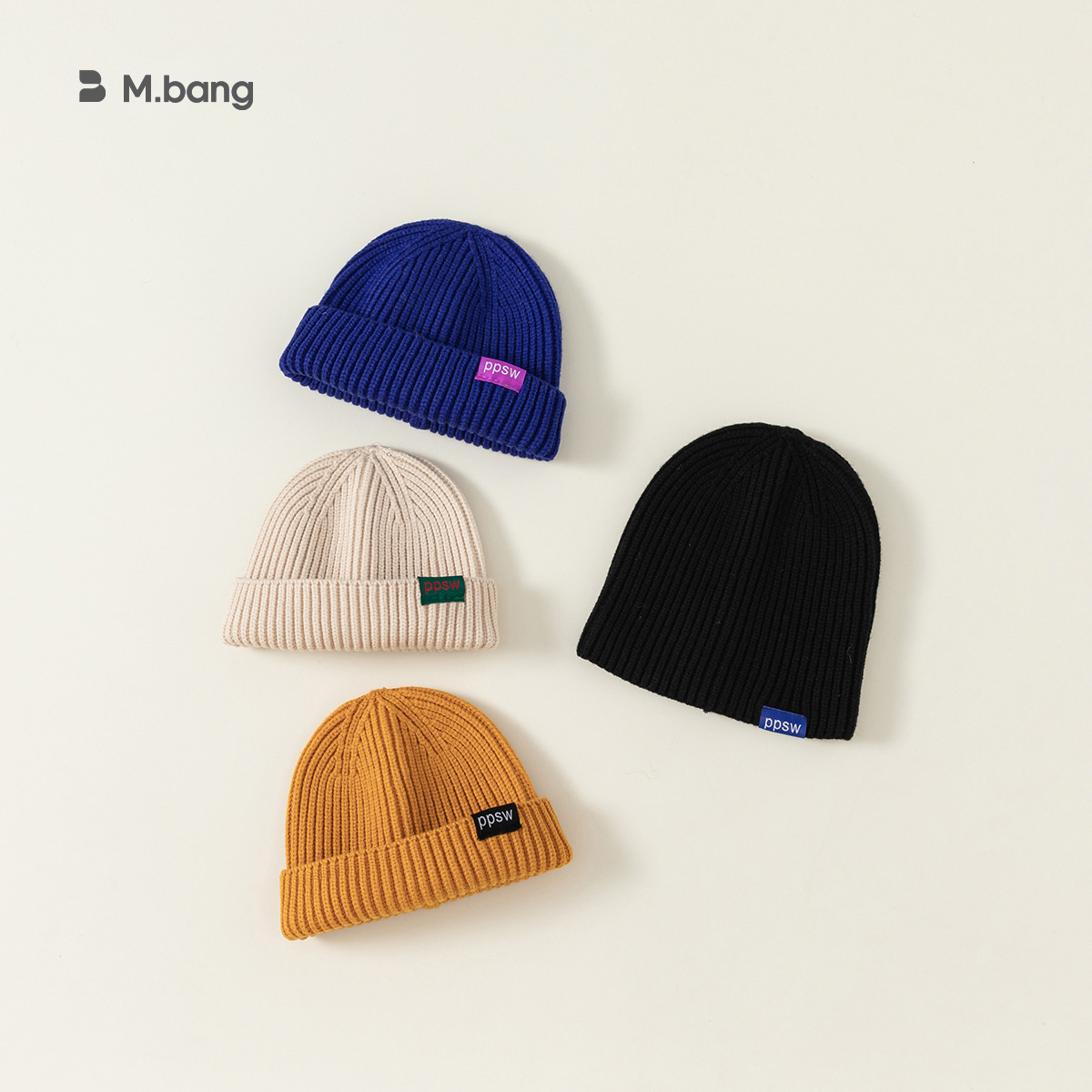 Youbao Ropa Infantil, Nuevo Gorro para Niños, Gorro de Punto de Color Sólido para Bebés, Gorro de Lana para Niñas, Artículo de Moda para Niños