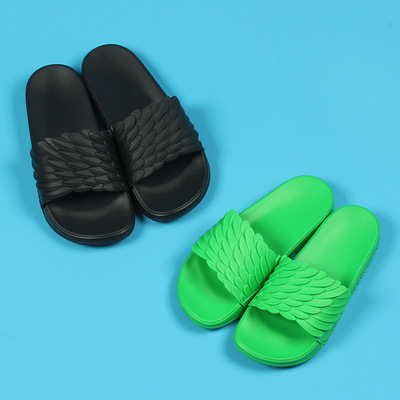 拖鞋女2021夏季新款网红糖果个性羽毛平底百搭时尚外穿软底凉拖鞋|ru