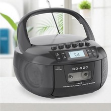 跨境多功能CD播放机蓝牙音响收音机磁带一体播放器cd机立体声