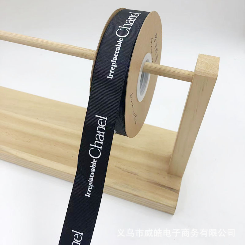 Cinta inglesa de 2,5 cm de poliéster con embalaje de arco de regalo para hornear Cinta de regalo cinta de embalaje de flores al por mayor