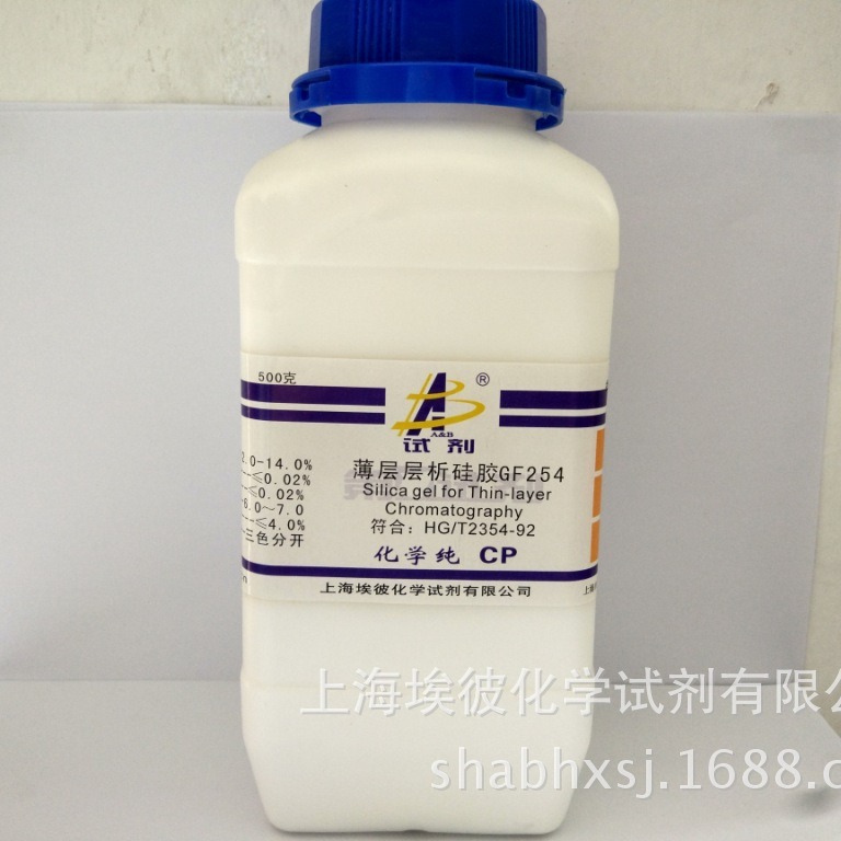 现货 薄层层析硅胶GF254 500克/瓶   化学试剂