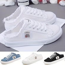 F 16371 Canvas Slip On Flat Shoes ��������Ь ŷ���羳