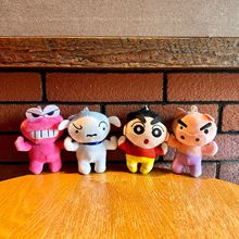 日本动漫蜡笔小新宠物小白狗毛绒玩具包包挂件游乐城精品抓机娃娃