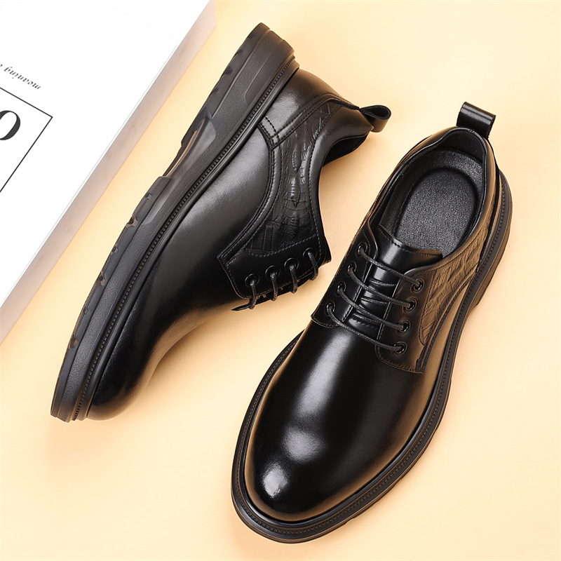 Men's Leather Formal Shoes For Business And Wedding Style_voghion.com