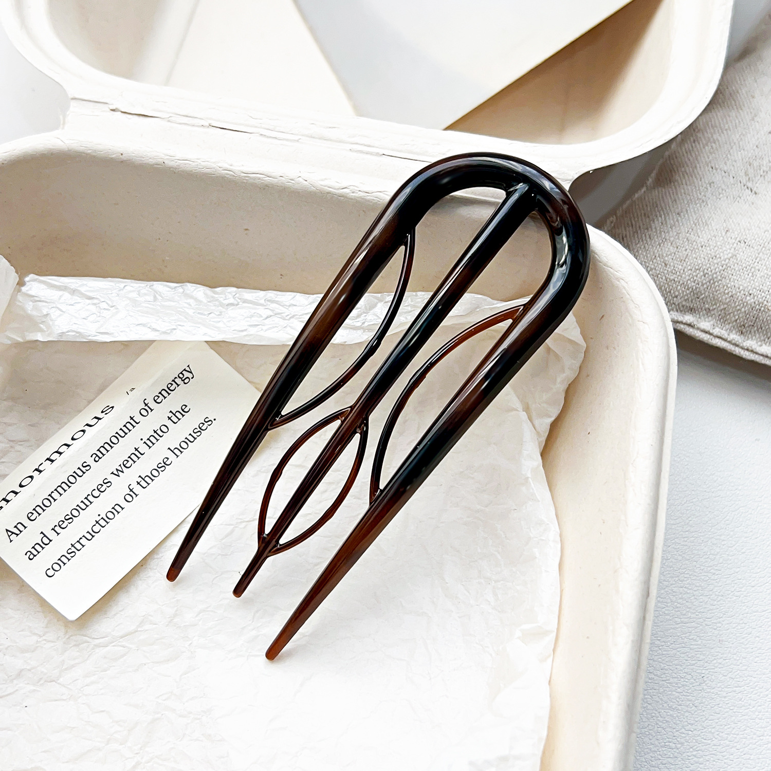 PC잎빗-광택깊은표범