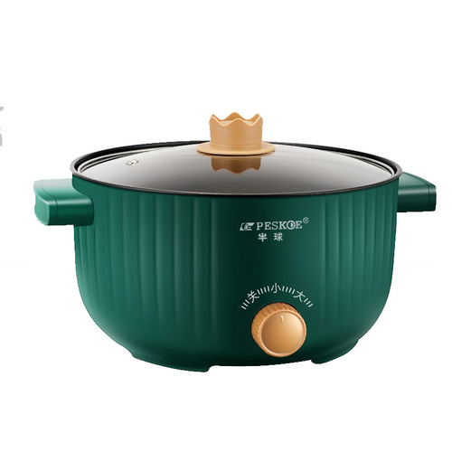 Manufacturer distributes hemispheric electric cooking pot all-in-one home dormitory pot double layer 3L multi-function steaming and stew electric hot pot batch