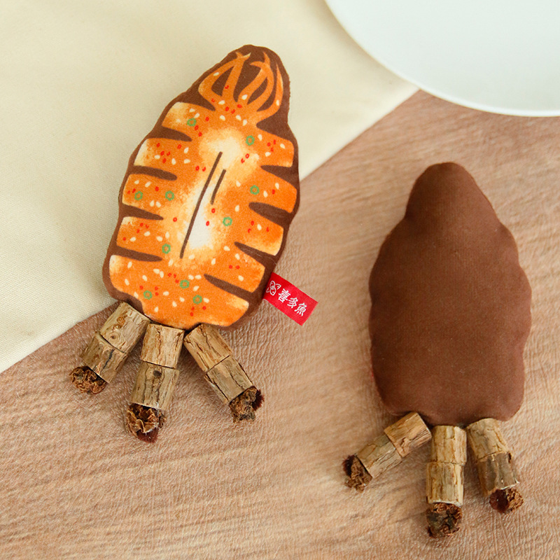 Nuevos productos juguetes para gatos huesos de pescado Mutian Polygonum imitación de pescado rechinar los dientes