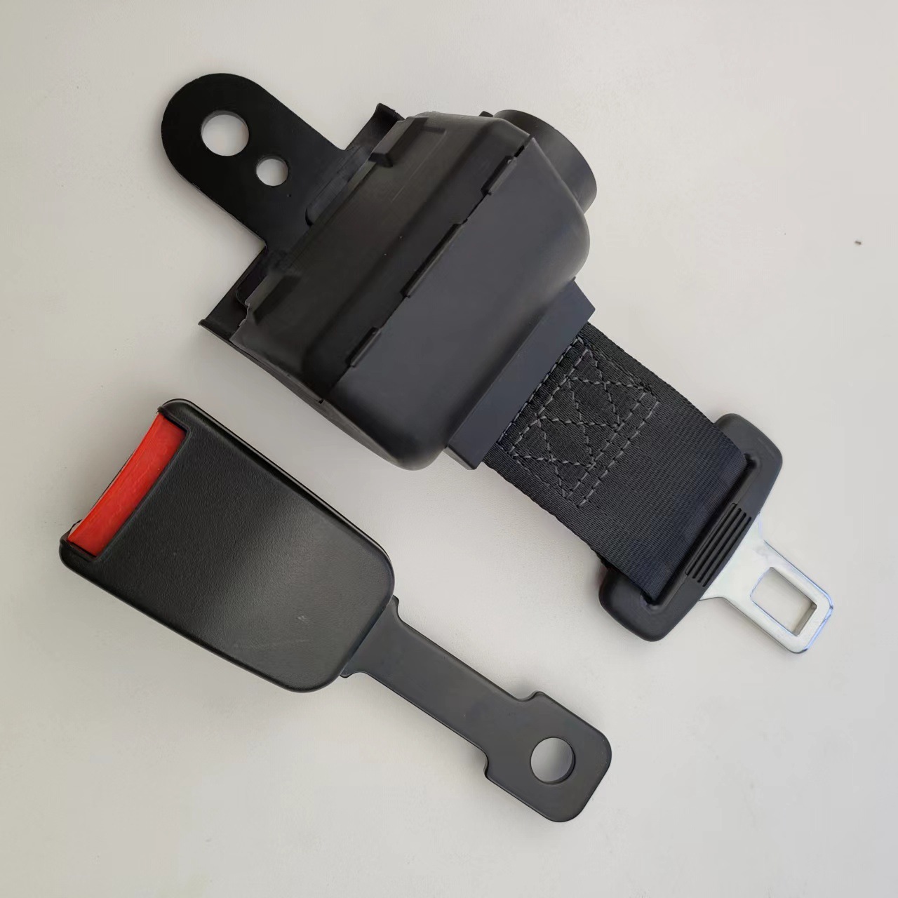 Universal Two-Point Seat Belt for Cars, Forklifts, Buses, Automatic Retractable Two-Point Safety Belt with Self-Locking