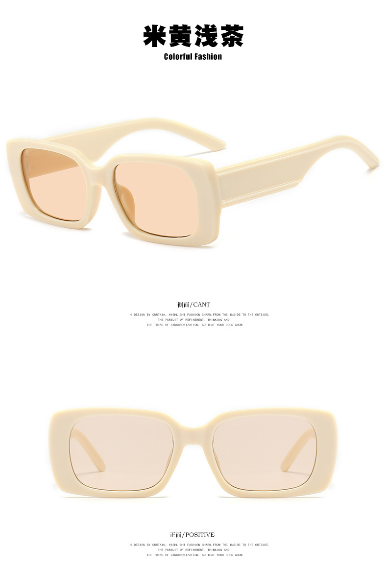 40g Weight UV400 Protection Lens Material Outdoor, Travel, Party, Fishing Occasion Women'S, Men'S, Unisex Gender Hip-Hop, Retro, Vintage Style, Fashion, Simple Style Style Grey, White, Purple, Blue, Yellow, Black Color Hip-Hop Retro Vintage Style UV400 Protection Women's Sunglasses 9