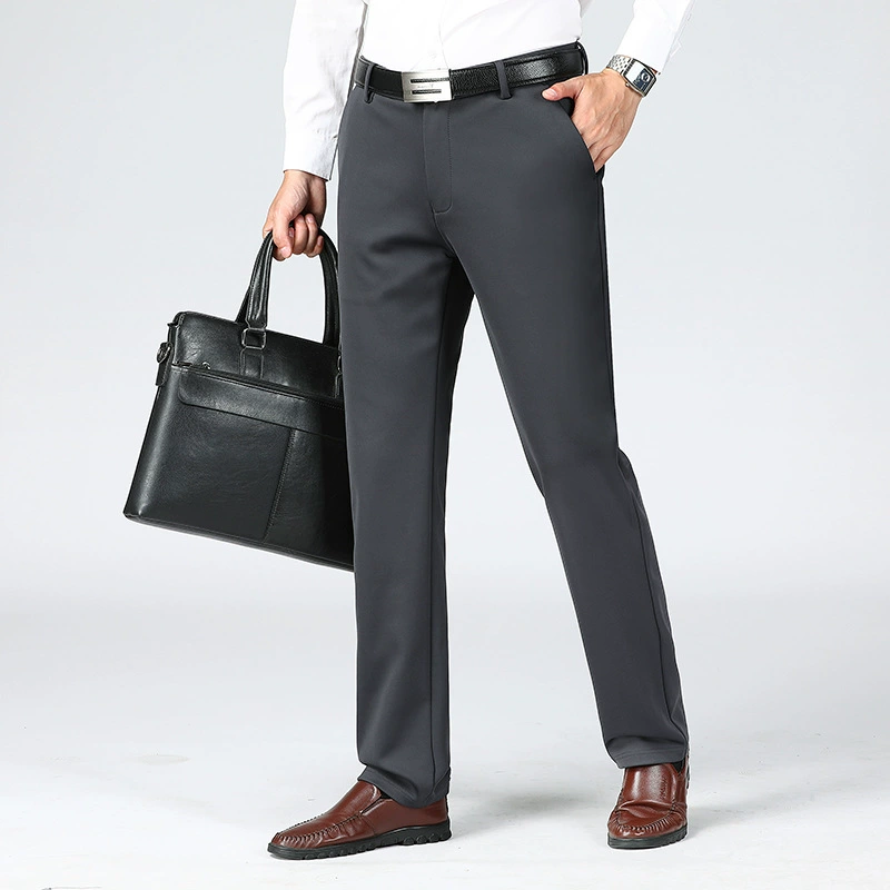 2024 новый стиль Летние тонкие мужские повседневные брюки мужские брюки прямые брюки эластичные мужские брюки костюм брюки