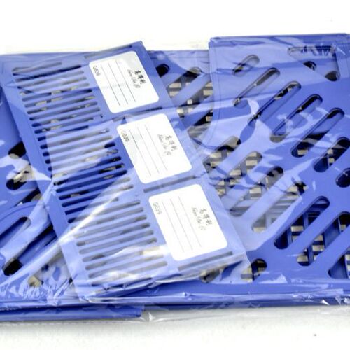 Office desk file holder plastic triple file rack file basket three-compartment file column file frame file folder storage