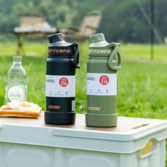 便攜316不鏽鋼保溫杯女生辦公室隨手杯學生健身運動吸管車載水壺