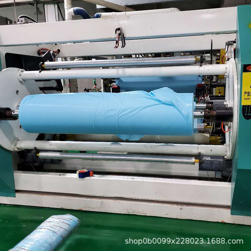 Suministro de ropa de aislamiento de protección civil de plástico desechable CPE ropa de protección azul PE película