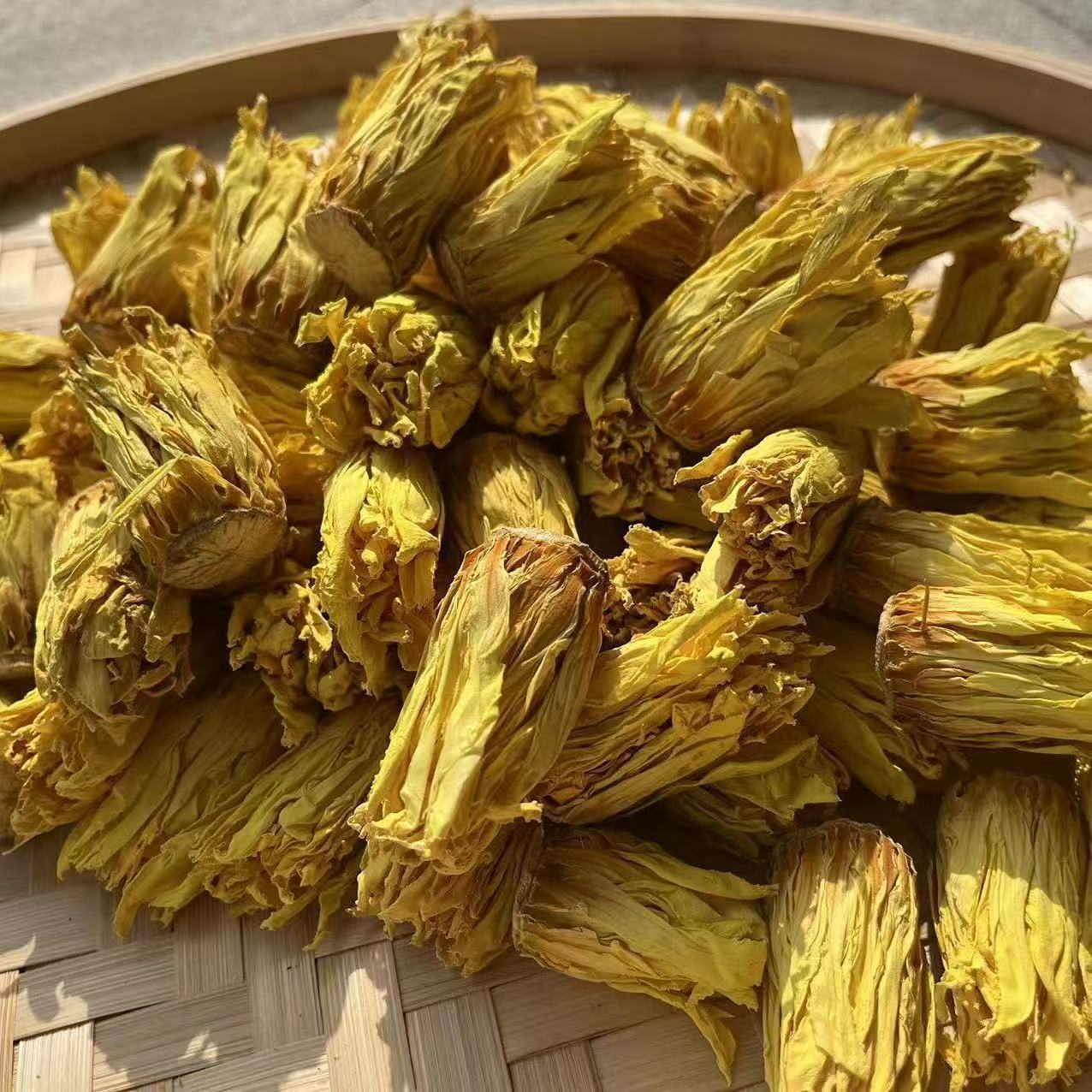 Nine-Grade Fragrant Water Lily Flower Tea (Nymphaea) — Yellow & Purple Herbal Infusion specifications