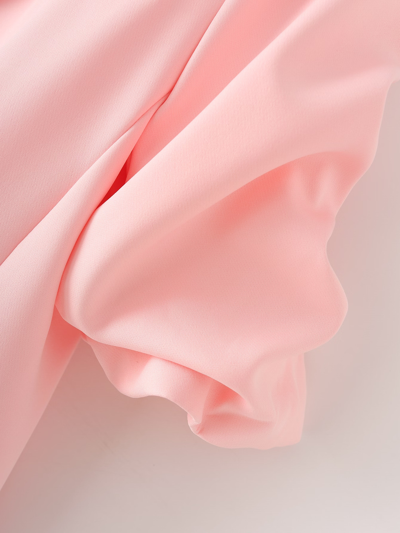 Women's Clothing solid color bow tie cuffs pleated suit jacket casual trousers suit _mkmklike.com