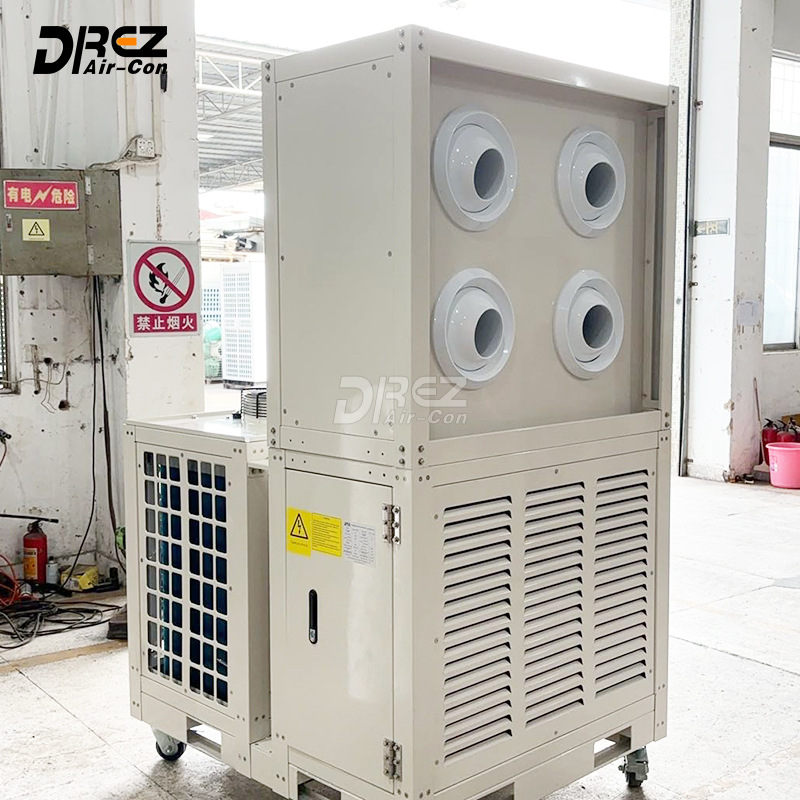 Dreze industrial mobile tent air conditioner 5 HP 10 HP portable mobile air conditioner with single cooling 4