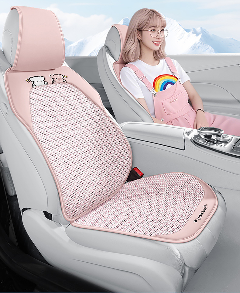 Factory Direct Sales Summer Universal Comfortable Breathable Simple and Stylish Seven-Piece Set Multi-Piece Set Car Seat Covers