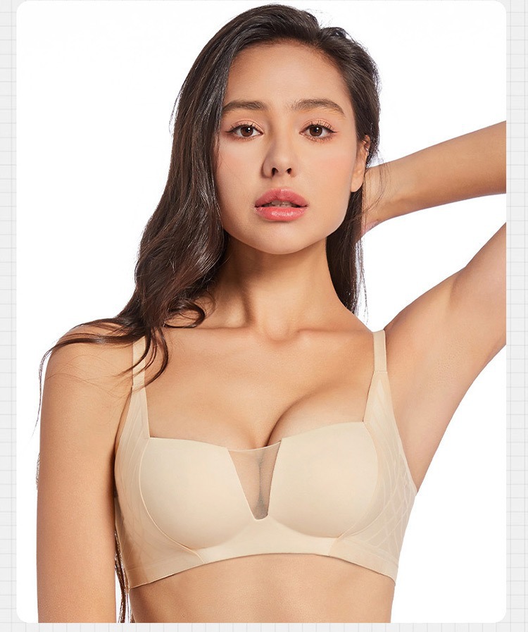 3D Velvet Ultra-Thin Jelly Bra Image