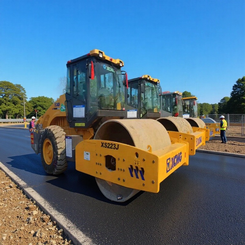 Comercio exterior XCMG 22 toneladas 26 rodillos de goma 20 toneladas 30 toneladas rodillos de acero dobles 3 toneladas 8 toneladas 14 toneladas rodillos