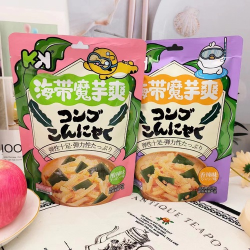 Super Youwei Kelp Crispy Bamboo Shoot 140g Bag Konjac Snack 120g Spicy and Sour Seafood Snacks Online Popular Food Wholesale