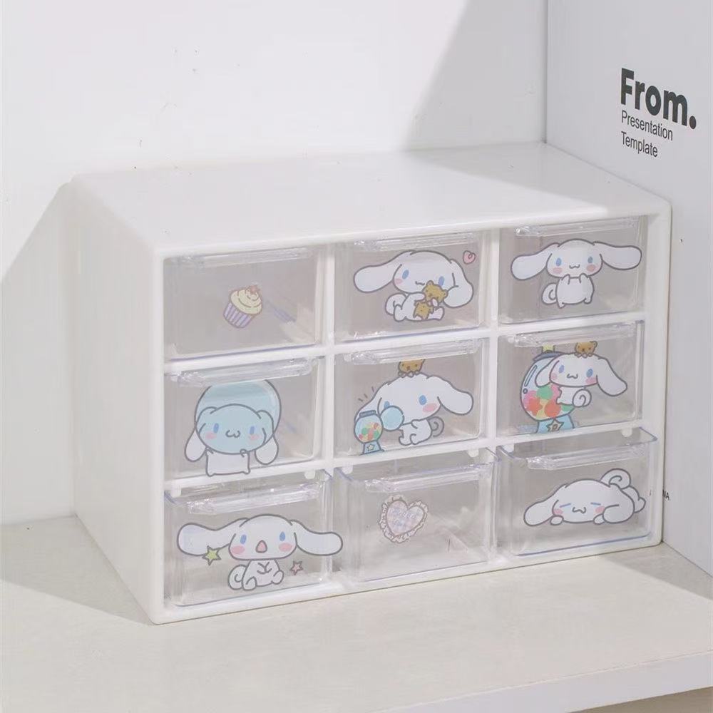 Caja de almacenamiento Jiugongge Caja de almacenamiento Cajón Chica Corazón Cosméticos Lápiz labial Caja de joyería Escritorio Caja de almacenamiento de escritorio grande