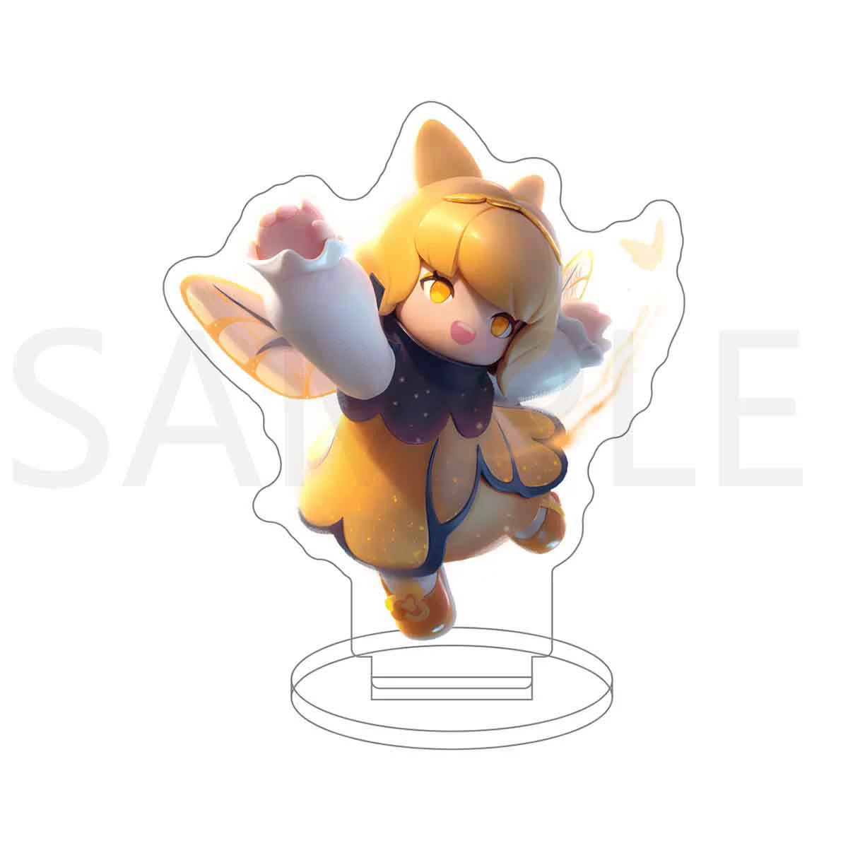Игровые периферийные аксессуары Yuanmeng Star Acrylic Movement Xiaoli Cute Cartang Manpan Показывают Сладкий Оранжевый Meow Sun Shangxiang