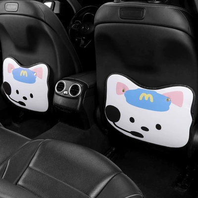 Car Rear Seat Protective Pad, Chair back anti-kick pad