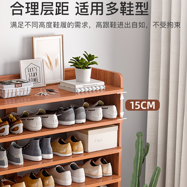 Zapatero Nuevo 2022 popular partición en capas puerta simple hogar artefacto de almacenamiento ahorro de espacio gabinete de zapatos casa de alquiler