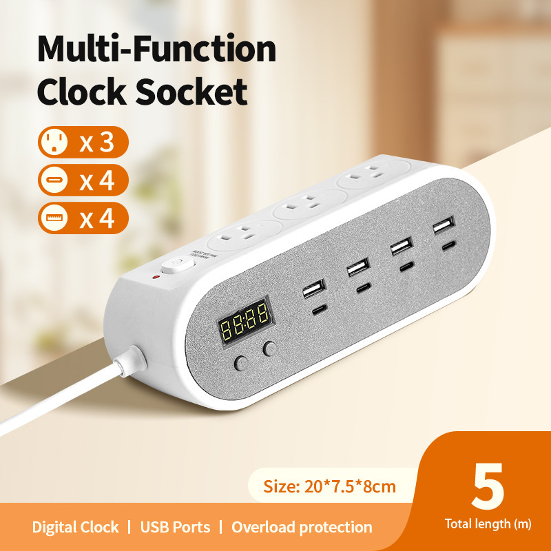 American Standard Power Strip, American USB Socket, American Standard Flat Plug Power Strip, Power Strip for the United States, Canada, and Mexico