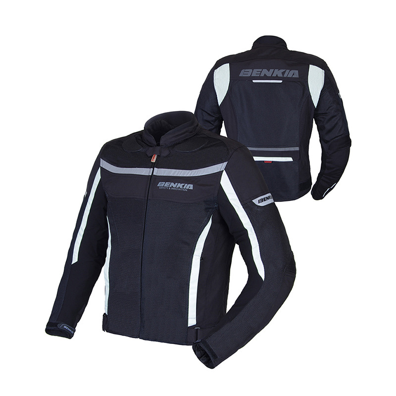 BENKIA Bin Riding Asian Motorcycle Riding Suit Men's and Women's Ventilated Breathable Bike Suit Racing Rally Anti-fall 32