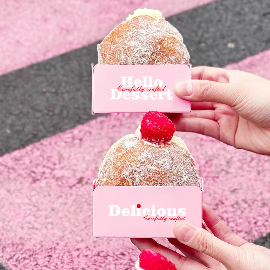 Berlin-Style Japanese Donuts, Donuts, Packaging Paper Boxes, Bagels, Soufflés, Dorayaki, Pastry Baking Packaging