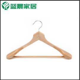 实木衣架西装宽肩木衣架防滑无痕衣挂木质大衣无痕收纳木头衣撑子
