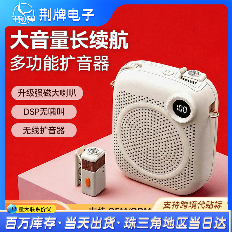 Wireless voice amplifier, magnetic clip-on microphone, amplifier for teachers and tour guides, anti-whistle Bluetooth speaker Wireless voice amplifier, magnetic clip-on microphone, amplifier for teachers and tour guides, anti-whistle Bluetooth speaker