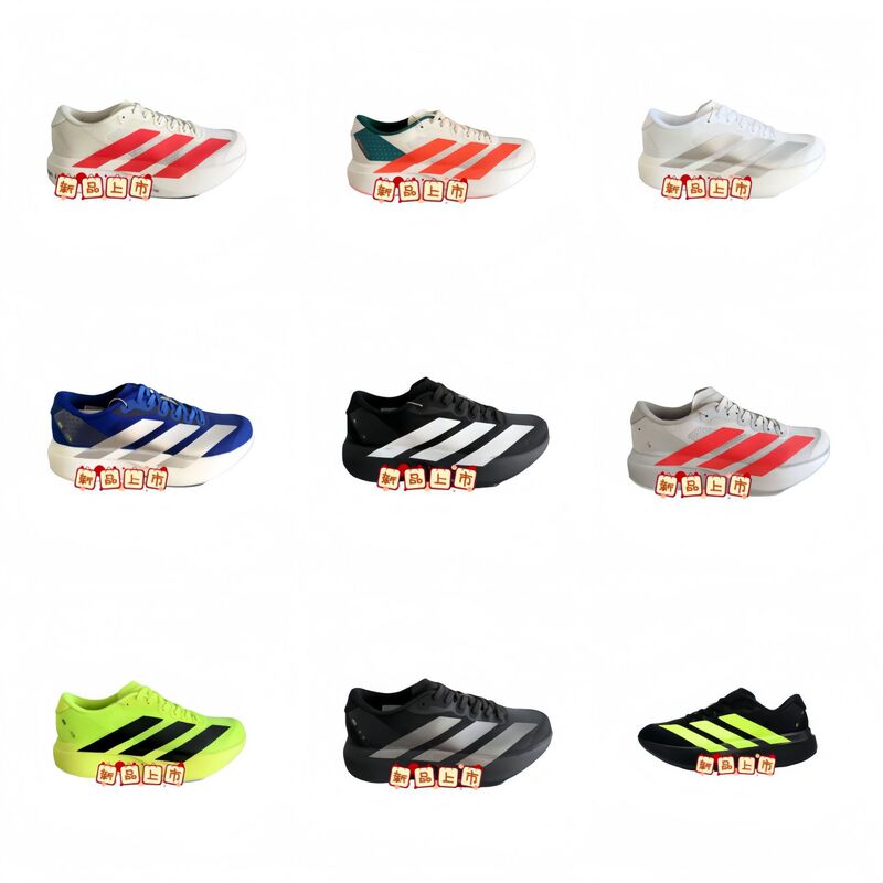 Cross-Border Foreign Trade Adidas Marathon Running Shoes Adizero Evo Sl/Adios Pro 4 Three-Stripes Sports Shoes