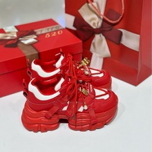 �\���ϵ�ЬŮins��2025�¿�С���Ӱٴ�8CM�l�ݺ�׼tɫ���e��Ь
