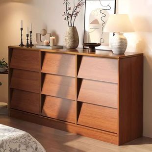 Solid Wood Chest of Drawers, I Am a Bedside Storage Cabinet, Chinese Style Storage Cabinet, Wall Storage Cabinet, Small Side Cabinet, Six Drawer Cabinet